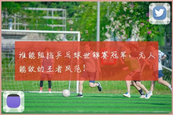 谁能阻挡乒乓球世锦赛冠军，无人能敌的王者风范！
